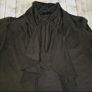 Theory short sleeve brown top